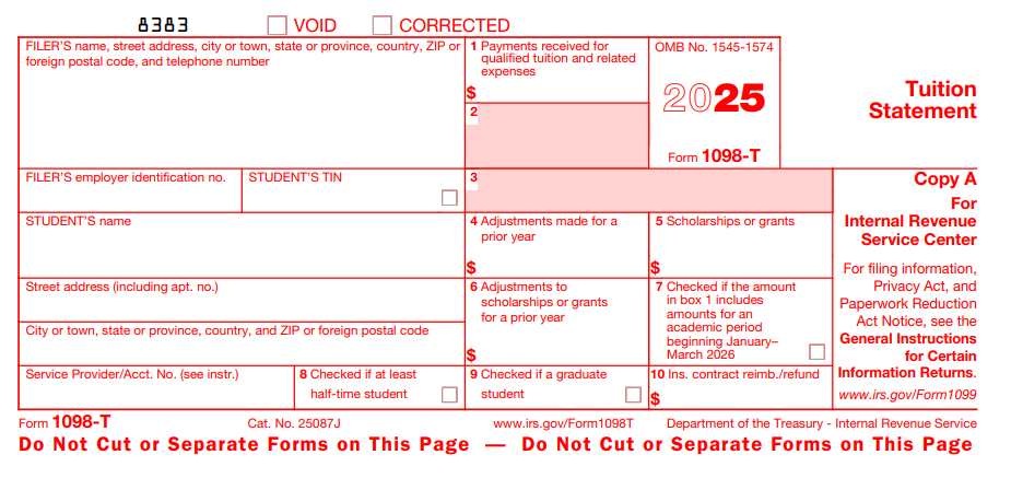 1098 T Form