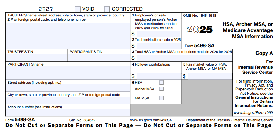 Form 5498-SA