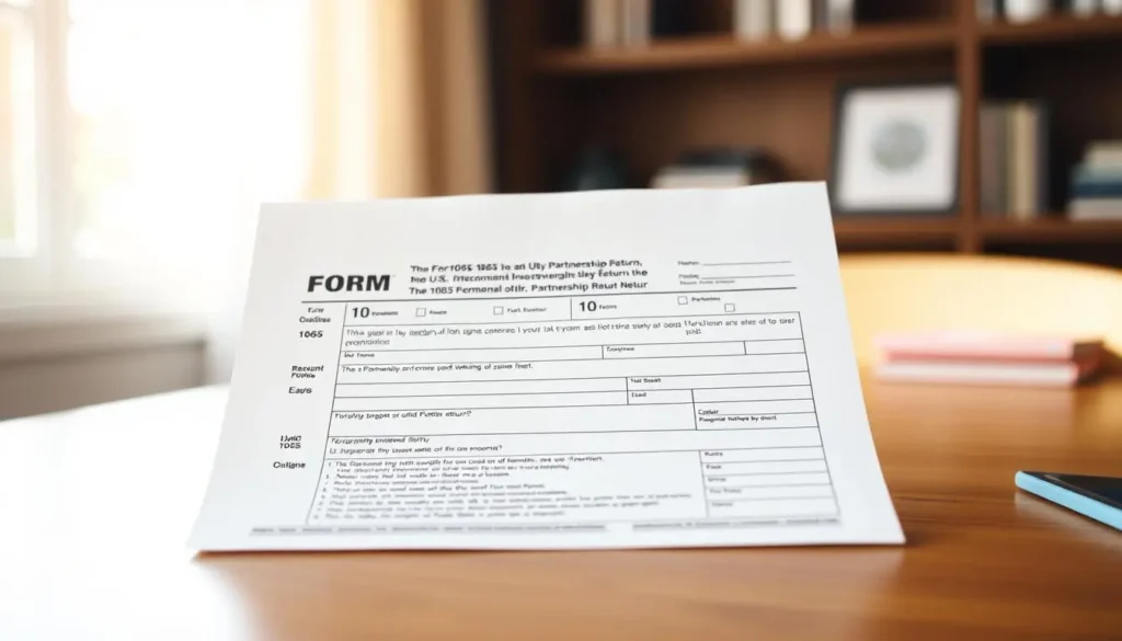 What is Form 1065
